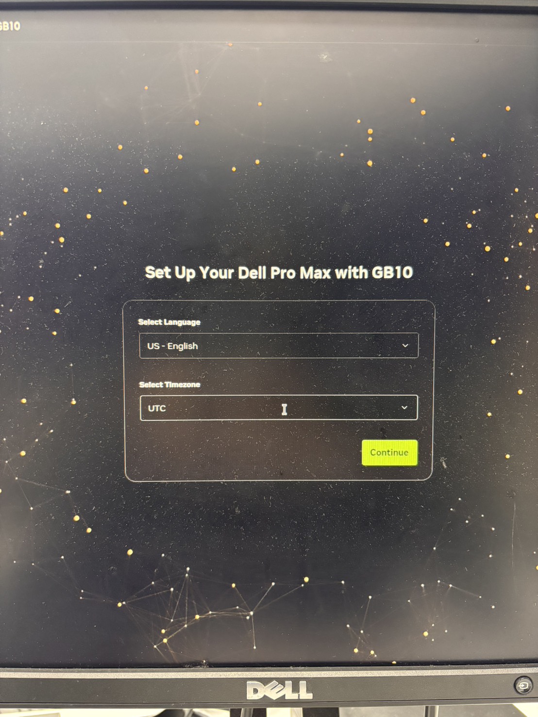 初期設定 初期設定